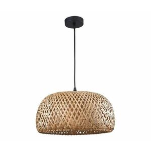 Csillár zsinóron KORFU 1xE27/20W/230V átm. 38 cm bambusz 329110 kép