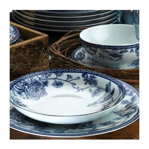 24 darabos étkészlet fehér/kék/porcelán 710KTP2953 kép
