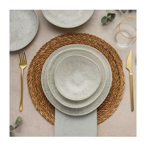 24 darabos szürke porcelán étkészlet 387GRP1364 kép