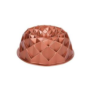 UTC KITCHISIMO 24 cm gyémántmintás kuglófforma, rézszínű 390164 kép