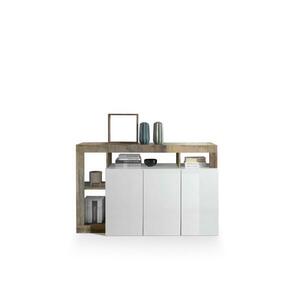 MC Akcent LENOR komód fehér/barna 209030 kép