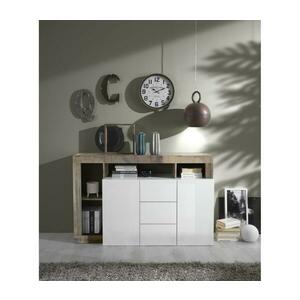 MC Akcent Komód LENOR fehér/barna 209030 kép