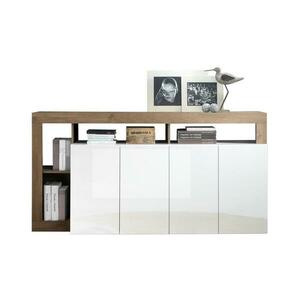 MC Akcent LENOR komód fehér/tölgy 209030 kép