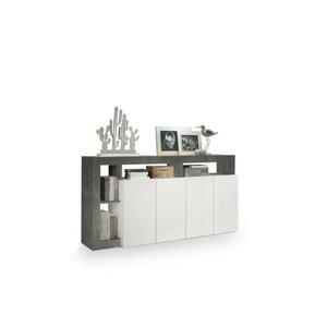 MC Akcent Komód LENOR fehér/antracit 209030 kép