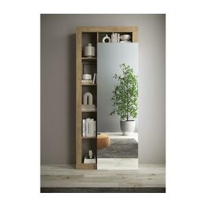 MC Akcent Gardróbszekrény LENOR 91x209 cm fehér/barna 409030 kép