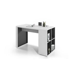 MC Akcent TEO íróasztal, fehér/antracit 40170WG7 kép