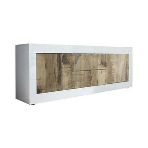 MC Akcent Komód NERILA fehér/barna 209015 kép