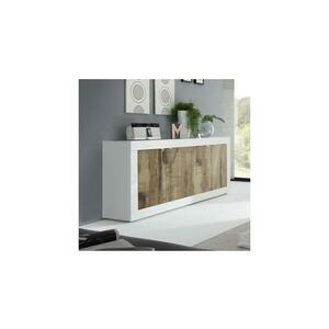 MC Akcent NERILA komód fehér/barna 209015 kép