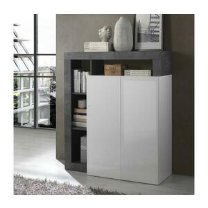 MC Akcent Komód LENOR fehér/antracit 209030 kép