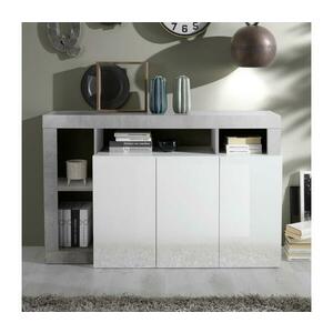 MC Akcent LENOR komód fehér/szürke beton 209030 kép