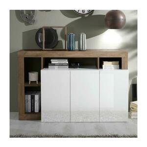 MC Akcent Komód LENOR fehér/tölgy 209030 kép