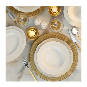 26 részes étkészlet fehér/arany/porcelán 710KTP9736 kép