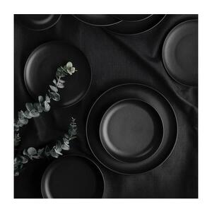 18 darabos fekete/porcelán étkészlet 710KTP3396 kép