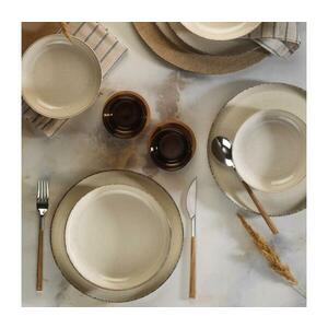 12 darabos étkészlet, bézs/porcelán 710KTP3406 kép