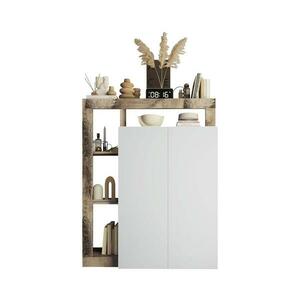 MC Akcent LENOR szekrény fehér/juhar 409030 kép