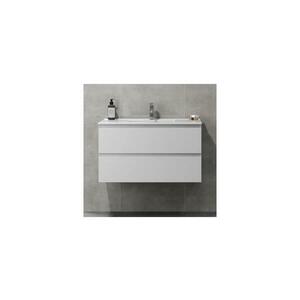 BATH DELUXE KENWOOD fürdőszobai szekrény mosdóval, 91 cm, fehér BT0121+BT0128 kép