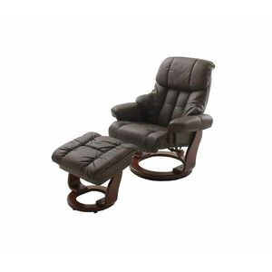 MC Akcent HABI állítható fotel, barna/dió 4027207038991 kép