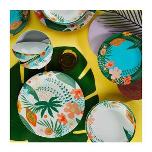 24 részes, élénk színű porcelán étkészlet 710KTP3507 kép