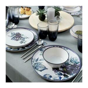 24 részes étkészlet, fehér/kék, kerámia 275KRM1934 kép