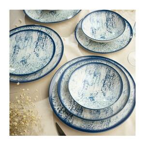 24 darabos kék porcelán étkészlet 387GRP1358 kép