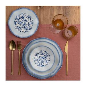 24 darabos kék porcelán étkészlet 387GRP1372 kép