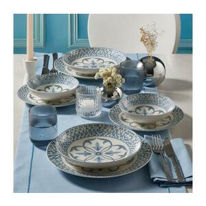 24 darabos kék porcelán étkészlet 387GRP1382 kép