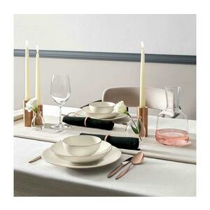 18 részes étkészlet fehér/rézszínű/porcelán 710KTP4508 kép