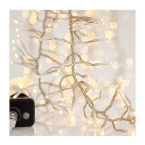 Eurolamp LED kültéri karácsonyi fényfüzér CLUSTER 588 LED/8 funkcióval 8, 5 m IP44 meleg fehér 600 kép