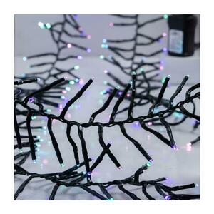 Eurolamp LED kültéri karácsonyi fényfüzér CLUSTER 768xLED/8 üzemmód 9 m IP44 meleg fehér 600 kép