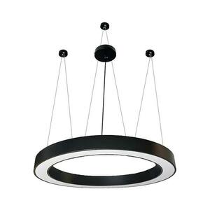 LED Csillár zsinóron LED/60W/230V 4000K átm. 120 cm fekete LCL7424 kép