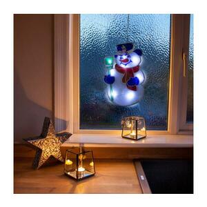 LED karácsonyi dekoráció, hóember, 8xLED/3xAAA, hideg fehér gl kép