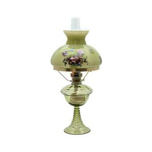 Floriánova huť Petroleumlámpa JASMÍNA 50 cm erdőzöld színben 111 kép
