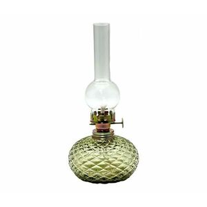 Floriánova huť Eliška petróleumlámpa 20 cm erdei zöld 110 kép