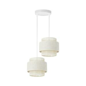 BOHO zsinóros csillár 2xE27/60W/230V krémszín/juta H0170 kép