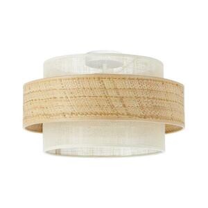 BOHO mennyezeti lámpa 1xE27/60W/230V átm. 40 cm juta/krémszínű H0173 kép