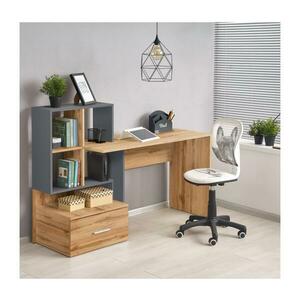 Halmar GORA íróasztal Wotan tölgy/antracit V kép