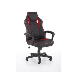 Halmar Irodai szék HELO fekete/piros V kép