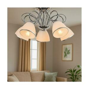 Brilagi - Felületre szerelt csillár FRED 5xE27/60W/230V átm. 59 cm fényes króm 63037 kép