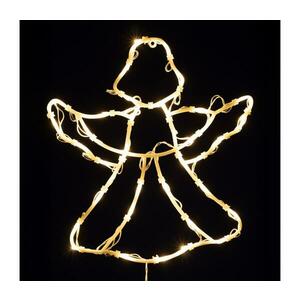 LED karácsonyi ablakdísz 35xLED/3xAA IP44 angyal meleg fehér 5005611 kép