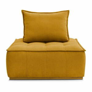 Mustársárga zsenília fotel Elisa – Bobochic Paris kép