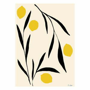 Poszter 50x70 cm Lemon – Anna Mörner – The Poster Club kép