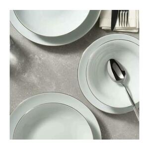 8 részes étkészlet, fehér/ezüst, porcelán 973BRS3152 kép