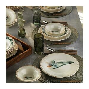 Étkészlet 18 db színes/porcelán 711BRN1106 kép