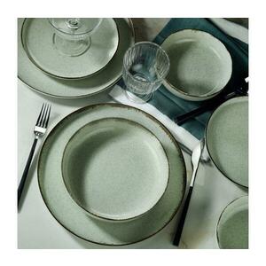 18 részes zöld porcelán étkészlet 710KTP3389 kép