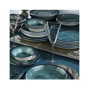 18 darabos kék porcelán étkészlet 710KTP3393 kép