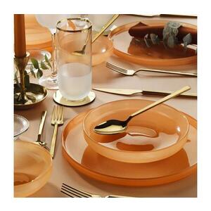 18 darabos étkészlet, narancssárga/üveg 711BRN1103 kép