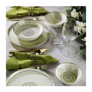 12 részes zöld porcelán étkészlet 430KSV8964 kép