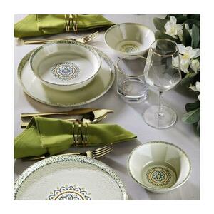 18 darabos étkészlet zöld/porcelán 430KSV8969 kép
