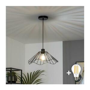 Brilagi - LED függeszték kábelen CERIA WIRE 1xE27/40W/230V Ø 40 cm fekete BG3987+EG300155 kép