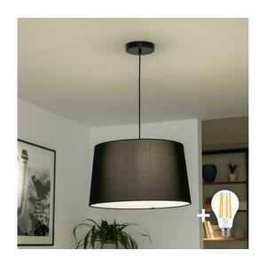 Brilagi - LED csillár kábelen CERIA 1xE27/40W/230V átm. 45 cm fekete BG3987+EG781044 kép